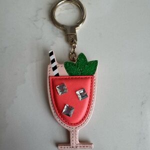 Kate Spade It’s Five O’clock somewhere keychain
